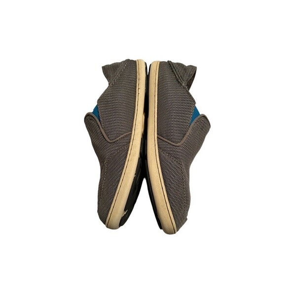 Olukai Boys Nohea Mesh Slip On Shoes Gray Flat Textile shoes loafers size J2 - Picture 4 of 7